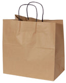 Bag Carry Kraft Paper Twist Handle 300x305x175mm Ctn250 (CTN)