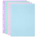 DISPLAY BOOK MARBIG A4 10 POCKET PASTEL COLOURS ASST