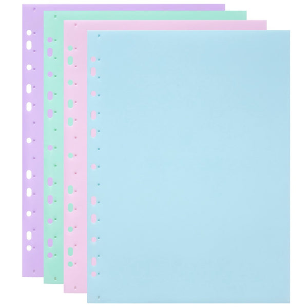 DISPLAY BOOK MARBIG A4 10 POCKET PASTEL COLOURS ASST