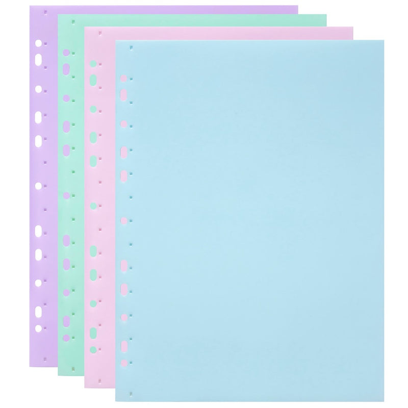 DISPLAY BOOK MARBIG A4 10 POCKET PASTEL COLOURS ASST