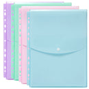 BINDER WALLET MARBIG A4 TOP OPEN PASTEL COLOURS ASST