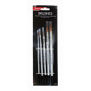 BRUSH SET JASART GOLD TAKLON FLAT SET 5