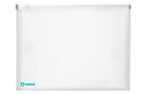 Sp- Document Wallet Marbig A4 Professional With Zip Antimic Clear