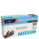 Gloves Capri Vinyl Powder Free Blue Medium Bx100 (CTN10)