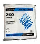 Sp- Bags Singlet Capri Size 3 White Lge 520x280mm Pk250