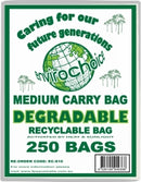 Bags Singlet Envirochoice Degradable Med 250w+125gx500l Pk250