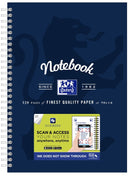 NOTEBOOK OXFORD B5 SCRIBZEEÂ® COMPATIBLE NAVY 120PG