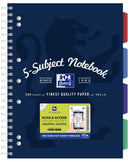SUBJECT BOOK OXFORD A4 SCRIBZEEÂ® COMPATIBLE NAVY 200PG