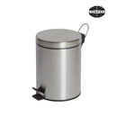 Bin Pedal Compass 5l Round Stainless Steel