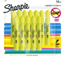 Sp- Highlighter Sharpie Tank Fluorescent Yellow Pk12