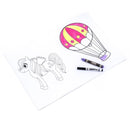 A4 Children's Wipeable & Reusable Colouring Book