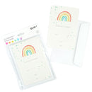 INVITATION CARDS & ENVELOPES QUILL 6 X 4 RAINBOW PARTY MULTI PK8
