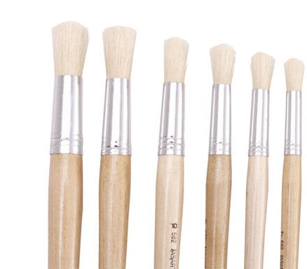 PAINT BRUSH JASART NO. 4 582 HOG BRISTLE ROUND