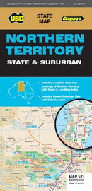 MAP UBD/GRE 575 X 1000 NORTHERN TERRITORY STATE & SUBURBAN 571 15TH ED
