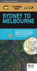 MAP UBD/GRE 690 X 920 SYDNEY TO MELBOURNE 245 9TH ED