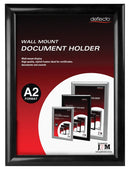 Document Holder Deflecto A2 Wall Mount Black