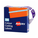 Sp- Label Avery 38x25mm Side Tab Year Code 27 Bx500