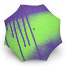 Umbrella Jumble & Co Double Layered Ups & Downs One Button Auto Poly Green