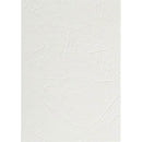 BINDING COVER GNS BASIC A4 350GSM LEATHERGRAIN WHITE PK100