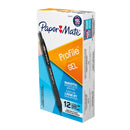 Pen Papermate Profile Gel Retractable 0.7mm Black (BX12)