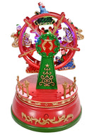 Musical Xmas 18x13x13cm Spinning Ferris Wheel Batt Rqd