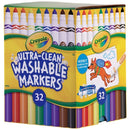 Sp- Marker Crayola Washable Broad Sharepack Asstd Ct32