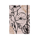 NOTEBOOK ABSTRACT BOTANICAL A5 E-AB15R.50 RECYCLED PINK