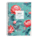 Diary 2027 Upward Busy Women'S A5 4404-War Wire-O Wtv Golden Wattle