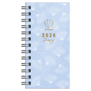 Diary 2026 Upward Fashion A6/7 5436 H/C Wire-O Wtv Blue Sky