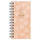 Diary 2026 Upward Fashion A6/7 5436 H/C Wire-O Wtv Peach Fuzz