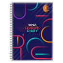 Diary 2026 Upward Student B5 4400 PVC Wire-O Wtv Dark Blue