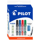 Sp - Marker Whiteboard Pilot V Board Bullet Begreen 4 Markers + Eraser Hs