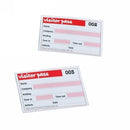 Sp- Rexel Visitor Book Refill 100 Badge Inserts (PK)