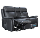 Ascot Dual Motor Loveseat with Center Console
