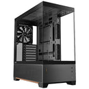 Antec C6 WOOD - Black, Mid Tower, ATX/Micro-ATX/ITX, Tempered Glass, USB-C 10Gbps, 3 PWM Fans, 360mm Radiator, 450mm GPU, 2Yr Wty