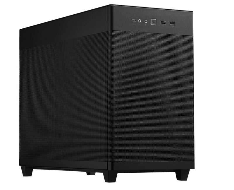 ASUS Prime AP201 Black MicroATX Case, Mesh Panels, Support 360mm Cooler, ATX PSUs Up To 180mm, Graphics Cards Up To 338mm