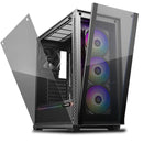 (ex-demo)DeepCool MATREXX 70 ADD-RGB 3F Full Sized Tempered Glass ARGB Case, 3 Preinstalled ARGB Fans