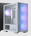MSI MAG FORGE M100R WHITE, Micro ATX Case, 1x USB 3.2, 2x USB 2.0, 1x Audio, 1x Mic, 4x PCI-E, 2x 2.5', 2x 3.5', Micro ATX / Mini ITX