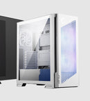 MSI MPG VELOX 300R AIRFLOW PZ WHITE, Mid-Tower Case, E-ATX / ATX / M-ATX / ITX, 7x Expansion Slots, 1x USB-C, 1x Audio, 4x 2.5', 1x3.5'