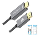 8ware 2m DisplayPort DP to HDMI 1.4v Male to Male Adapter Converter Cable Retail Pack 1080P Nylon Braide for Video Card PC Notebook to Monitor Project