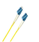 8ware 1m LC-LC OS2 Single Mode Dual-Core Fibre Optic Cable UPC Duplex Armoured Low Smoke Zero Halogen (LSZH) Jacket Yellow