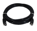 8Ware CAT6 Cable 0.5m - Black Premium RJ45 Ethernet Network LAN UTP Patch Cord 26AWG CU Jacket