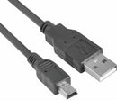 Astrotek USB 2.0 Cable 1m - Type A Male to Mini B 5 pins Male Black Colour RoHS