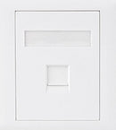 Astrotek CAT6 RJ45 Network Wall Face Plate Outlets 86x86mm 1 Port Socket Kit