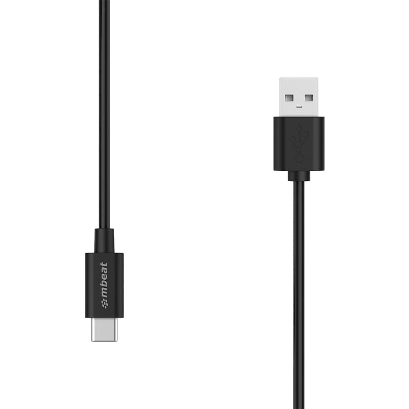 mbeat� Prime 1m USB-C To USB Type-A 2.0 Charge And Sync Cable - High Quality/480Mbps/Fast Charging for Macbook Pro Google Chrome Samsung Galaxy Huawei
