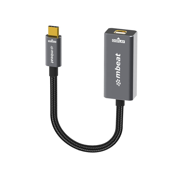 mbeat Tough Link USB-C to Mini DisplayPort Adapter  Host Interface: USB-C 3.2 Gen 2 Up to 4K@60Hz (3840Ã—2160) Product Weight:Â 19.2g