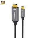 mbeat® Tough Link 8K 1.8m USB-C to HDMI Cable  Host Interface: USB-C Output Interface: HDMI USBC-C HDMI  Package Weight: 101.3g