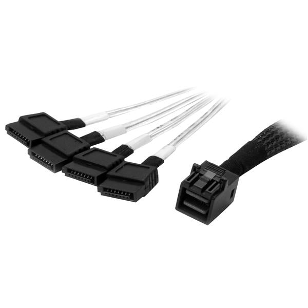 Startech INTERNAL MINI-SAS TO SATA CABLE - SFF-8643 TO 4X SATA - 1 M