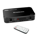 (LS)Simplecom CM324 4 Way HDMI 2.0 Switch 4 IN 1 OUT Ultra HD 4K 60Hz HDR HDCP 2.2