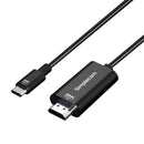Simplecom DA324 USB-C to HDMI 2.1 Cable 2M, 8K@60Hz, DP1.4 Alt, HDCP1.4/2.3, HDR10, DSC1.1/1.2a, Audio LPCM/AC3/DTS/DTS-HD/Dolby MAT